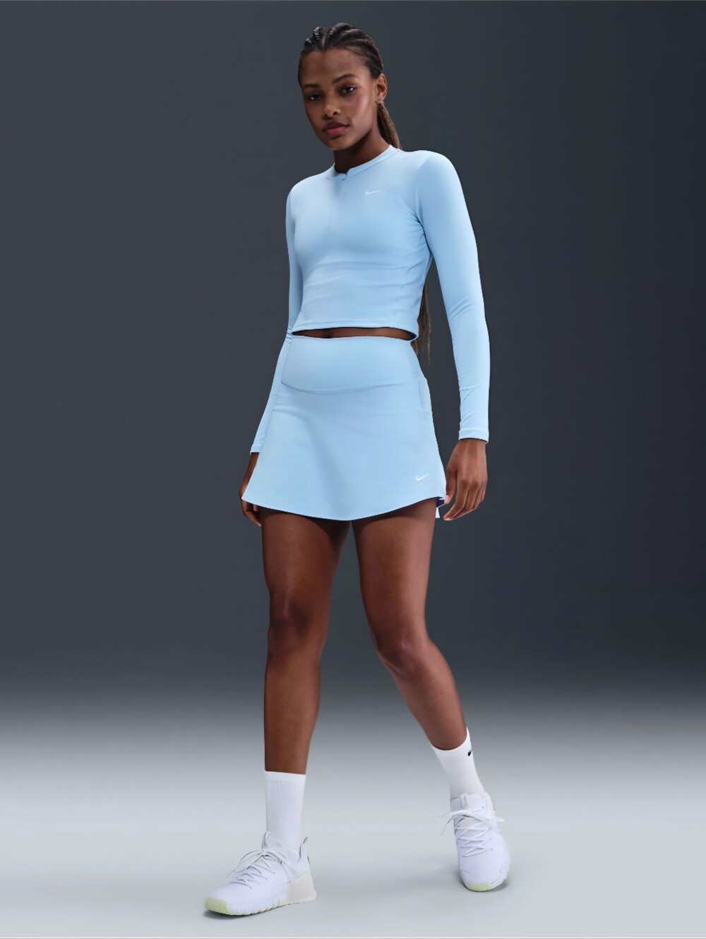 Nike One Dri-Fit Skort In Celestine Blue, NWT